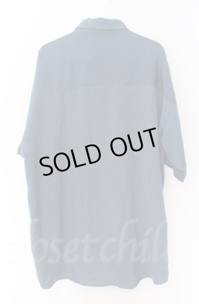 画像3: NO ID. / フロントタックBIGシャツ ONE ブルー O-25-10-28-030-NO-sh-YM-ZT014 (3)