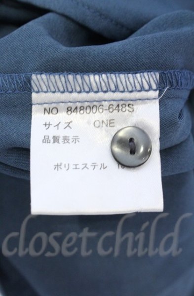 画像4: NO ID. / フロントタックBIGシャツ ONE ブルー O-25-10-28-030-NO-sh-YM-OS (4)