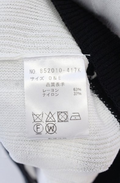 画像5: NO ID. / チェンジングカラーニットオープンカラーシャツ ONE ブラックxホワイト O-25-10-28-031-NO-sh-YM-OS (5)