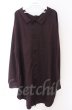画像1: NO ID. BLACK / 2WAYロングシャツ ONE ワイン O-25-10-28-035-NO-sh-YM-OS (1)