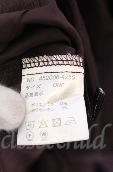 画像4: NO ID. BLACK / 2WAYロングシャツ ONE ワイン O-25-10-28-035-NO-sh-YM-OS (4)