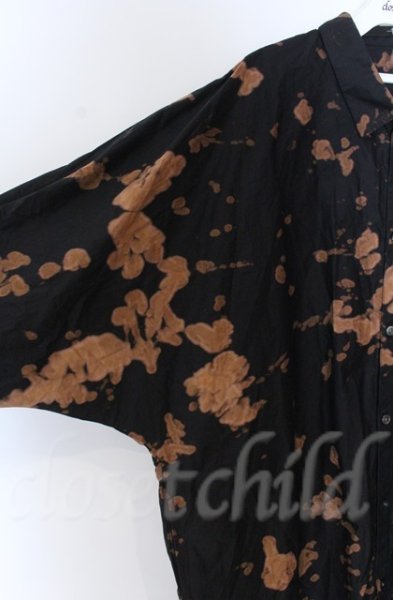 画像2: NO ID. / ブリーチワイドシャツ  ブラック O-25-10-28-036-NO-sh-YM-OS (2)