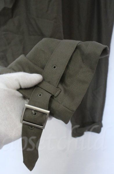 画像2: NO ID. BLACK / アンクルベルトバルーントラウザーズパンツ 2 カーキ O-25-10-28-040-NO-pa-YM-OS (2)