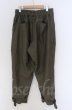 画像3: NO ID. BLACK / アンクルベルトバルーントラウザーズパンツ 2 カーキ O-25-10-28-040-NO-pa-YM-OS (3)