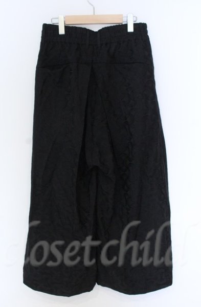 画像3: NO ID. BLACK / インバーテッドプリーツバギートラウザーズ 2 ブラック O-25-10-28-043-NO-pa-YM-OS (3)