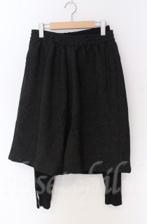 NO ID. BLACK / アシンメトリーサルエルカーゴトラウザーズパンツ 1