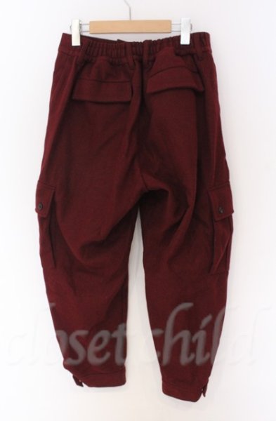 画像3: NO ID. BLACK / ドレープタックワイドトラウザーズパンツ 2 ワイン O-25-10-28-045-NO-pa-YM-OS (3)