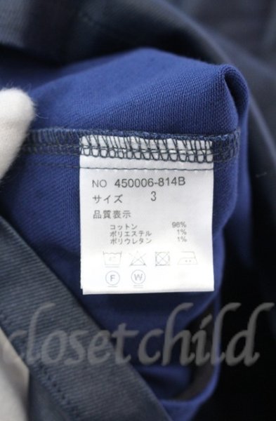 画像5: NO ID. BLACK / コーティングストレッチWライダースジャケット 3 ネイビー O-25-10-28-006-NO-ja-YM-OS (5)