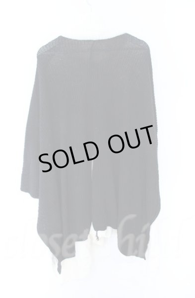 画像3: NO ID. / 3WAYニットZIPポンチョ ONE ホワイトｘブラック O-25-10-28-001-NO-to-YM-OS (3)