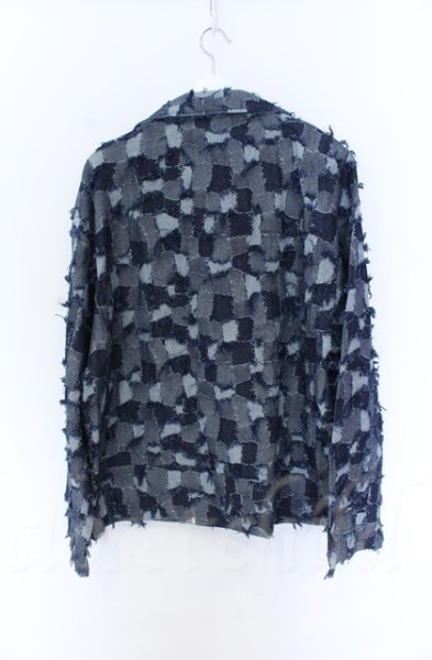 画像3: NO ID. / JQデニムBIGライダースジャケット ONE ブルー O-25-10-28-009-NO-ja-YM-OS (3)