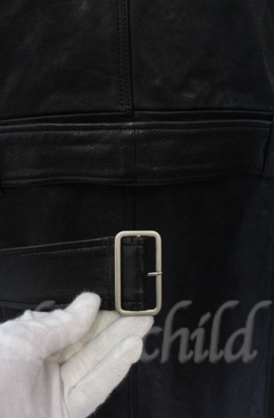 画像5: NO ID. / ラムレザーWブレストコート 2 ブラック O-25-10-28-013-NO-ou-YM-OS (5)