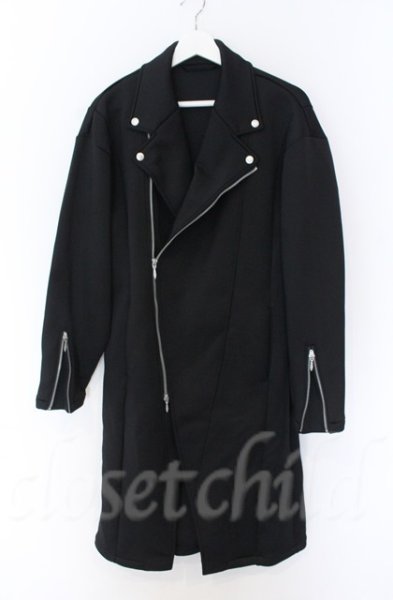 画像1: TORNADO MART / ポンチダブルライダースコート M ブラック O-25-10-28-014-TO-ou-YM-OS (1)