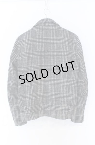 画像3: NO ID. BLACK / ウールライトニングWライダースジャケット 3 グレー O-25-10-28-015-NO-ou-YM-M001 (3)