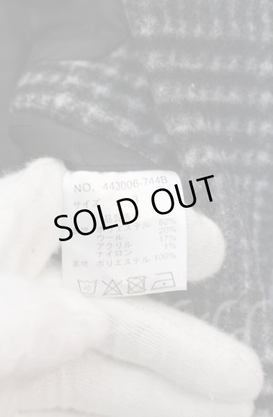 画像4: NO ID. BLACK / ウールライトニングWライダースジャケット 3 グレー O-25-10-28-015-NO-ou-YM-M001 (4)