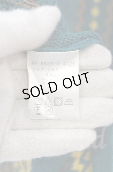 画像3: NO ID. / ネイティブパターンニットフレアスリーブガウン　カーディガン ONE グリーン O-25-10-28-019-NO-to-YM-ZT011 (3)