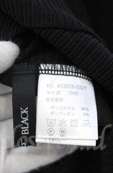 画像5: NO ID. BLACK / 3WAYリブZIPポンチョ ONE ブラックxチャコール O-25-10-28-002-NO-to-YM-OS (5)