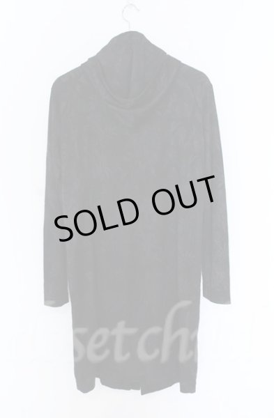 画像6: TORNADO MART / ボタニカルジャガードロングパーカー L ブラック O-25-10-28-021-TO-to-YM-ZT013 (6)