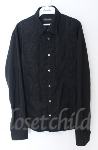 画像1: TORNADO MART / スイッチングエンブロイダリーシャツ L ブラック O-25-10-28-022-TO-sh-YM-OS (1)