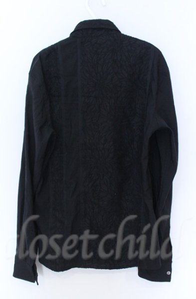 画像3: TORNADO MART / スイッチングエンブロイダリーシャツ L ブラック O-25-10-28-022-TO-sh-YM-OS (3)