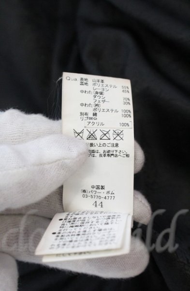 画像5: CIVARIZE / Spacewalkゴートレザーダウンジャケット 44 ブラック O-25-11-06-002-CI-ou-YM-OS (5)