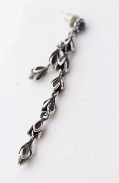 画像1: Bloody Mary / サージ　ダブルピアス  シルバーｘブルー O-25-11-06-028-Bl-ac-YM-OS (1)