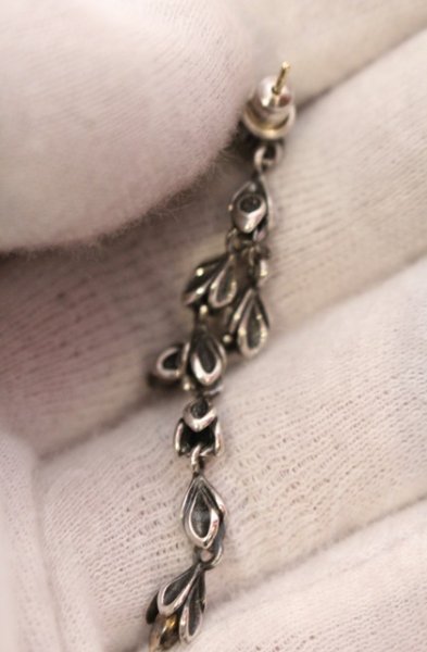 画像3: Bloody Mary / サージ　ダブルピアス  シルバーｘブルー O-25-11-06-028-Bl-ac-YM-OS (3)