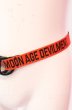 画像2: Moonage Devilment / Embroidery Long Belt ベルト  レッドｘブラック O-25-11-06-029-Mo-0-YM-OS (2)