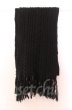 画像2: Moonage Devilment / ケーブルニットロングストール F ブラック O-25-11-06-034-Mo-0-YM-OS (2)
