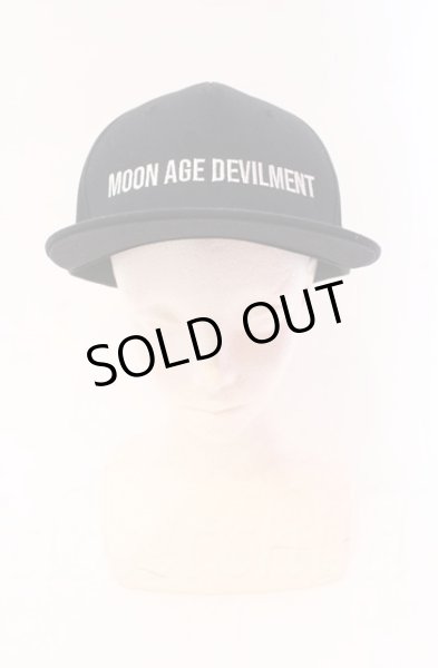 画像2: Moonage Devilment / ロゴフラットバイザーキャップ F ブラック O-25-11-06-036-Mo-za-YM-OS (2)