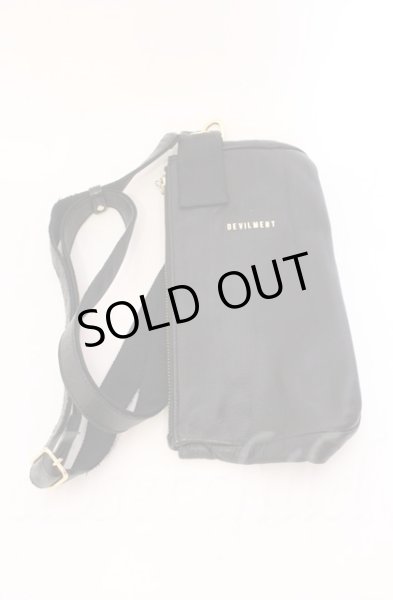 画像1: Moonage Devilment / レザーショルダーバッグ  ブラックｘゴールド O-25-11-06-038-Mo-ba-YM-OS (1)