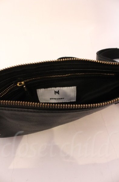 画像5: Moonage Devilment / レザーショルダーバッグ  ブラックｘゴールド O-25-11-06-038-Mo-ba-YM-OS (5)