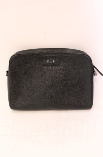 画像1: Moonage Devilment / カウレザーシボ加工クラッチバッグ  ブラック O-25-11-06-040-Mo-ba-YM-OS (1)