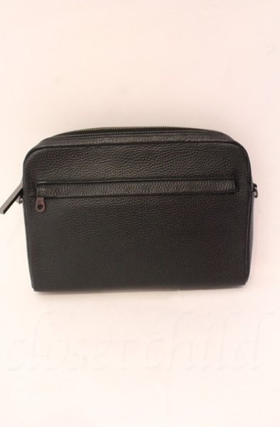 画像3: Moonage Devilment / カウレザーシボ加工クラッチバッグ  ブラック O-25-11-06-040-Mo-ba-YM-OS (3)