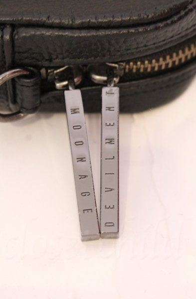 画像4: Moonage Devilment / カウレザーシボ加工クラッチバッグ  ブラック O-25-11-06-040-Mo-ba-YM-OS (4)