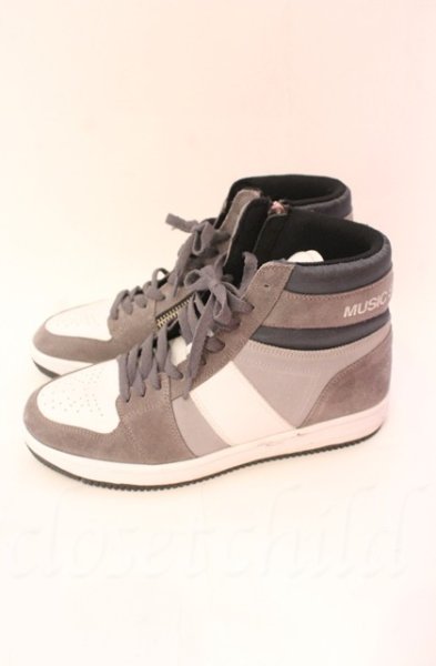 画像3: MSML / SUEDE ZIP SNEAKER スニーカー 25ｃｍ グレー O-25-11-06-041-MM-sho-YM-OS (3)