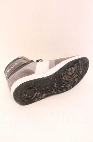 画像7: MSML / SUEDE ZIP SNEAKER スニーカー 25ｃｍ グレー O-25-11-06-041-MM-sho-YM-OS (7)