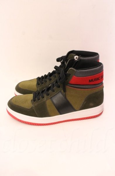 画像3: MSML / SUEDE ZIP SNEAKER スニーカー 27cm カーキ O-25-11-06-042-MM-sho-YM-OS (3)