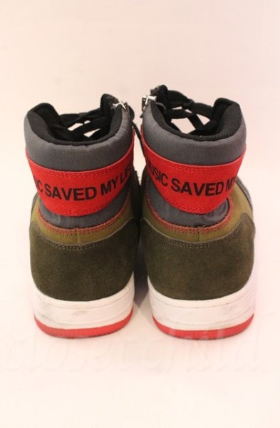 画像4: MSML / SUEDE ZIP SNEAKER スニーカー 27cm カーキ O-25-11-06-042-MM-sho-YM-OS (4)