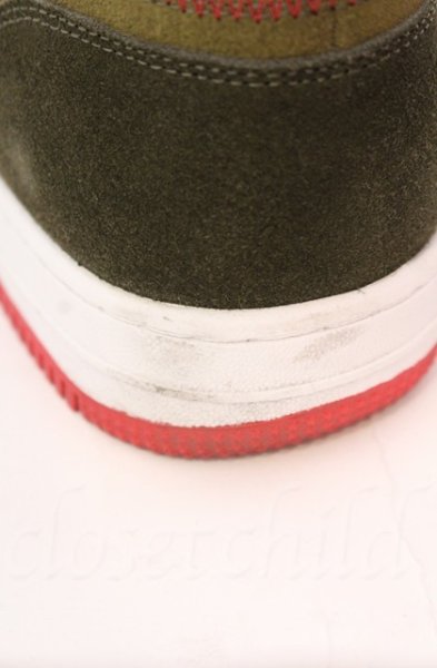 画像7: MSML / SUEDE ZIP SNEAKER スニーカー 27cm カーキ O-25-11-06-042-MM-sho-YM-OS (7)