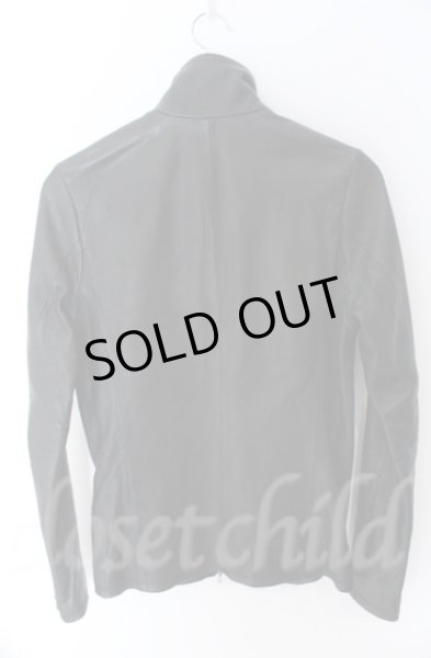 画像3: FUGA / Wisteria ゴートレザーシングルライダースジャケット 44 ブラック O-25-11-06-001-FU-ja-YM-OS (3)