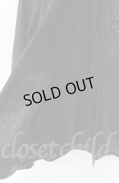 画像4: FUGA / Wisteria ゴートレザーシングルライダースジャケット 44 ブラック O-25-11-06-001-FU-ja-YM-OS (4)