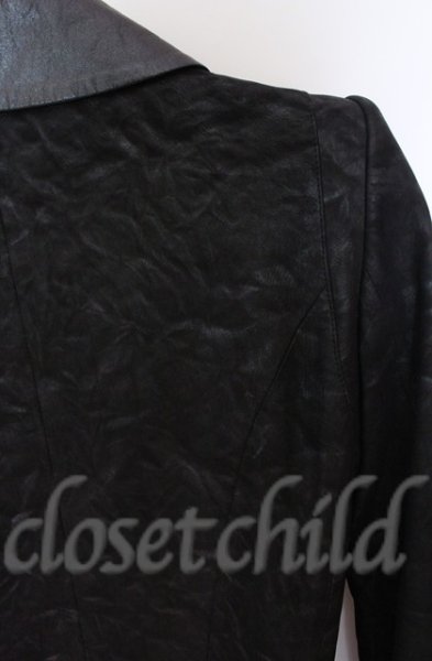 画像8: IFSIXWASNINE / JK-W PEAK+SKL ラムヌバックグリッターテーラードジャケット レディース1 グリーンラメｘブラック O-25-11-06-007-IF-ja-YM-OS (8)