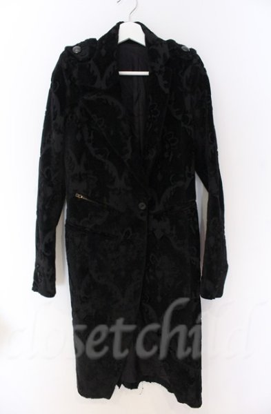 画像1: IFSIXWASNINE / ROCKTROTTER-CT/M ジャガードコート【メンズ1】 1 ブラック O-25-11-06-008-IF-ja-YM-OS (1)