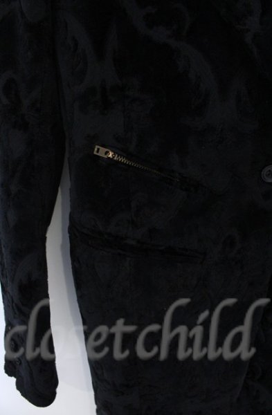 画像4: IFSIXWASNINE / ROCKTROTTER-CT/M ジャガードコート【メンズ1】 1 ブラック O-25-11-06-008-IF-ja-YM-OS (4)