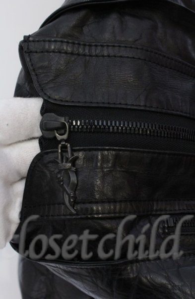 画像7: Roen / レザーボストンバッグ  ブラック O-25-11-06-009-Ro-ba-YM-OS (7)