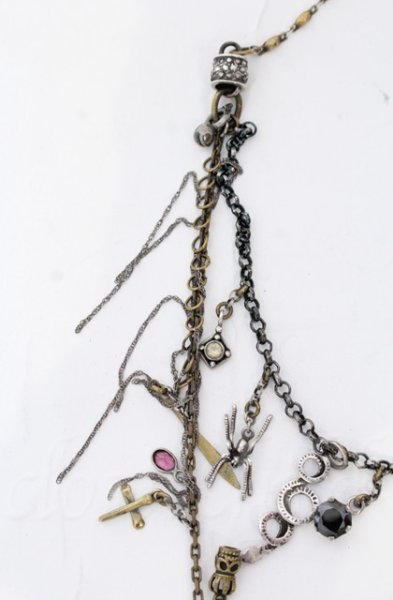 画像3: gunda / TAROT NERO ネックレス 首周り45cm シルバーｘゴールド O-25-11-06-010-gu-ac-YM-OS (3)