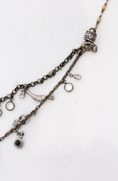 画像4: gunda / TAROT NERO ネックレス 首周り45cm シルバーｘゴールド O-25-11-06-010-gu-ac-YM-OS (4)