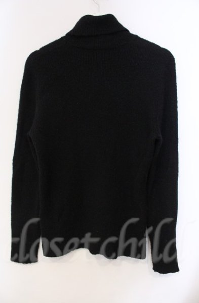 画像2: NO ID. / プレミアムライトリブニットタートルネック 1 ブラック O-25-11-08-003-NO-to-YM-OS (2)