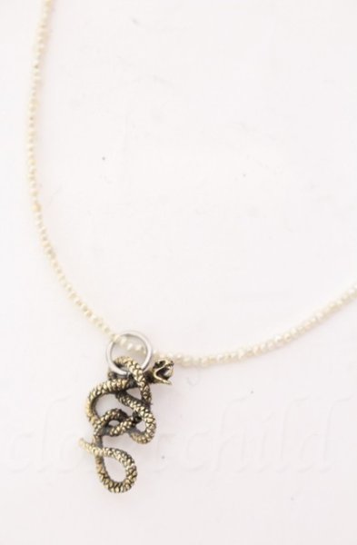 画像2: gunda / G SMALL NK ネックレス  ゴールドｘホワイト O-25-11-08-025-gu-ac-YM-OS (2)