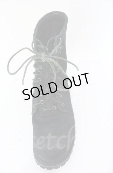 画像5: Moonage Devilment / コーティングファイヤーマンブーツ 40（約26.5cm） ブラックｘグリーン O-25-11-08-026-Mo-sho-YM-ZT1111M (5)